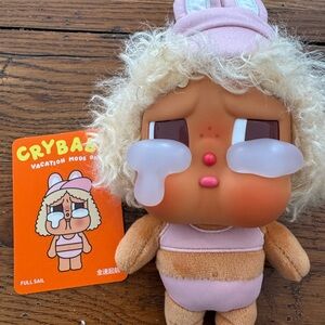 Crybaby Plush Doll with Pink Outfit